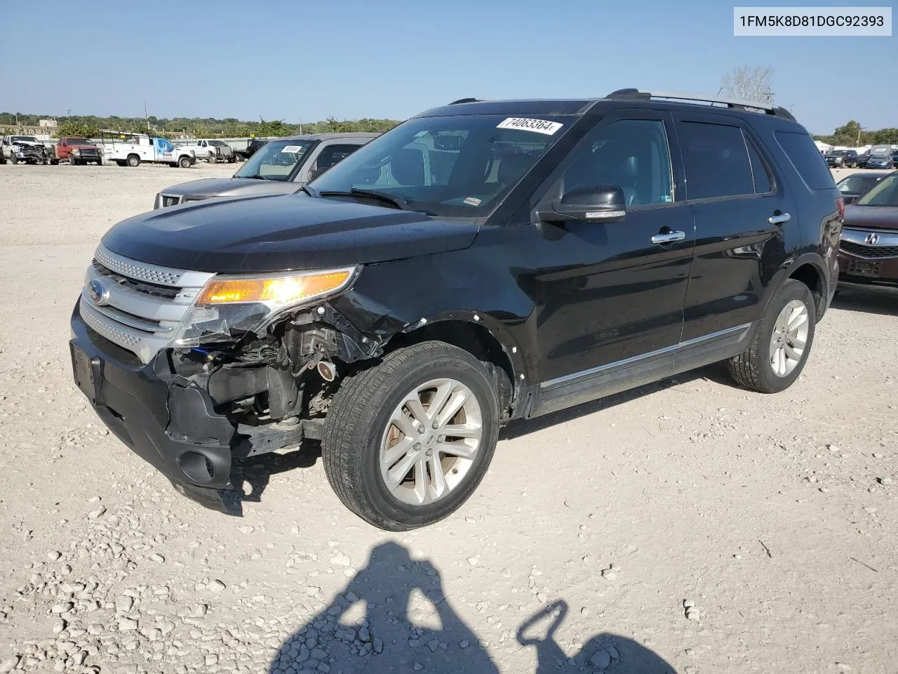 2013 Ford Explorer Xlt VIN: 1FM5K8D81DGC92393 Lot: 74063364