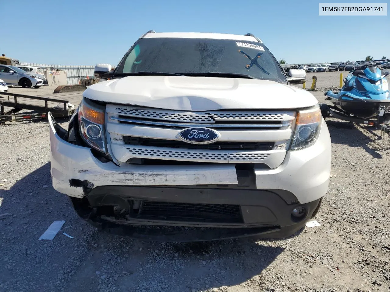 2013 Ford Explorer Limited VIN: 1FM5K7F82DGA91741 Lot: 74254684