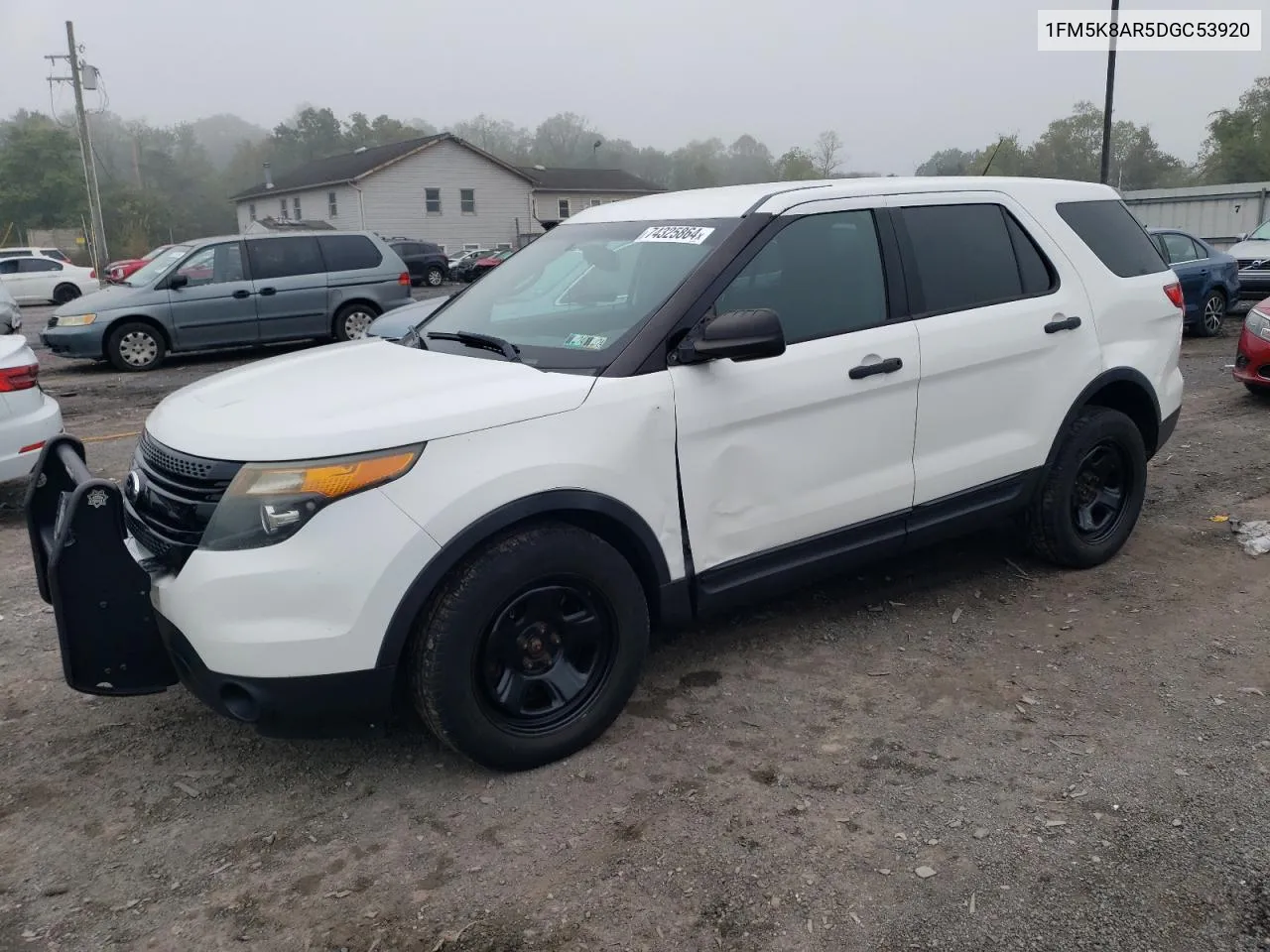 2013 Ford Explorer Police Interceptor VIN: 1FM5K8AR5DGC53920 Lot: 74325864