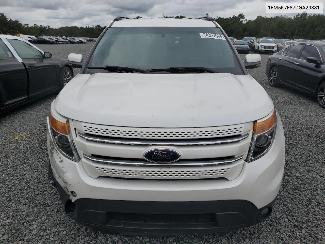 2013 Ford Explorer Limited VIN: 1FM5K7F87DGA29381 Lot: 74357984