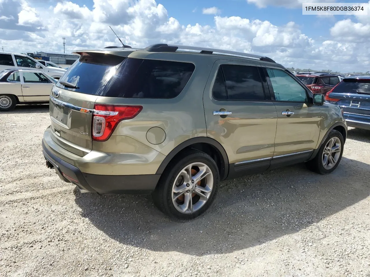 2013 Ford Explorer Limited VIN: 1FM5K8F80DGB36374 Lot: 74393834