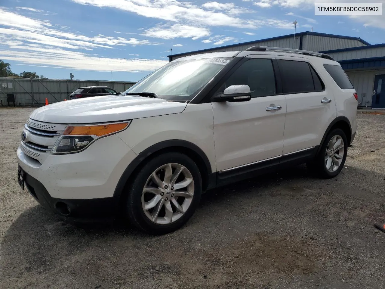 2013 Ford Explorer Limited VIN: 1FM5K8F86DGC58902 Lot: 74663614