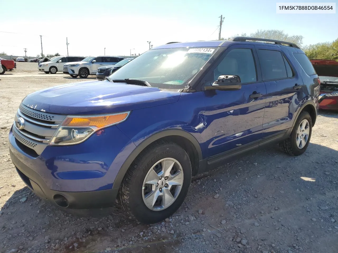 2013 Ford Explorer VIN: 1FM5K7B88DGB46554 Lot: 74692134