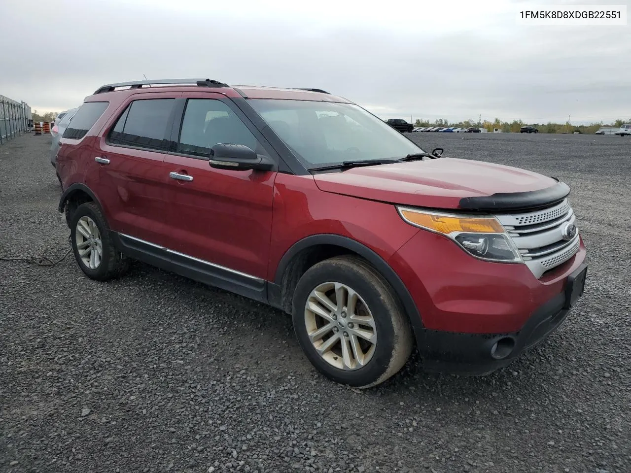 2013 Ford Explorer Xlt VIN: 1FM5K8D8XDGB22551 Lot: 74721364