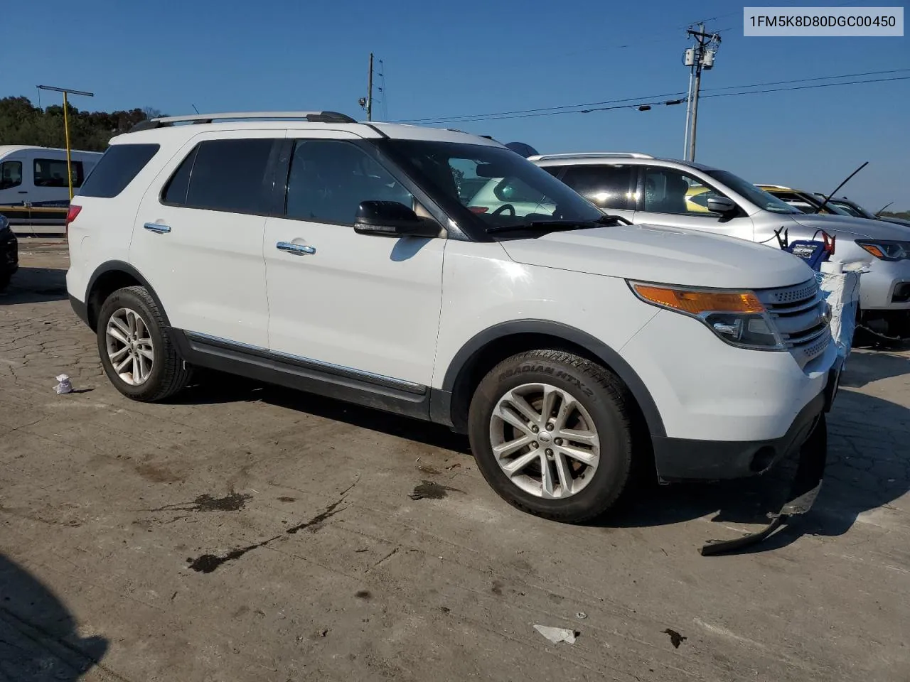 2013 Ford Explorer Xlt VIN: 1FM5K8D80DGC00450 Lot: 74740494