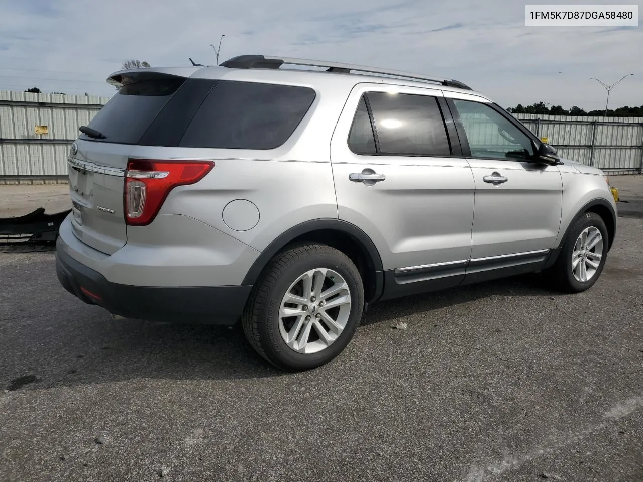 2013 Ford Explorer Xlt VIN: 1FM5K7D87DGA58480 Lot: 74794834