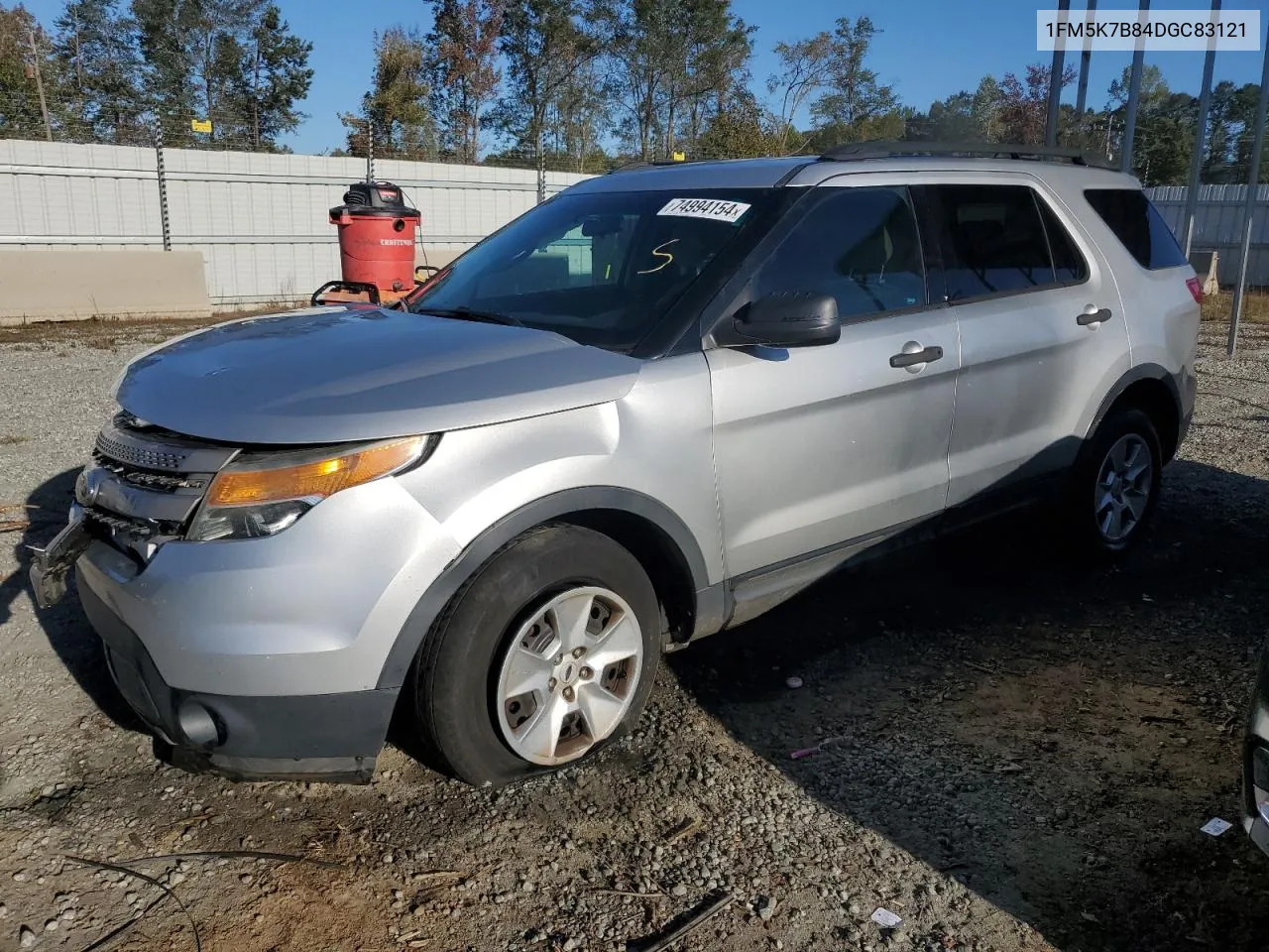 2013 Ford Explorer VIN: 1FM5K7B84DGC83121 Lot: 74994154