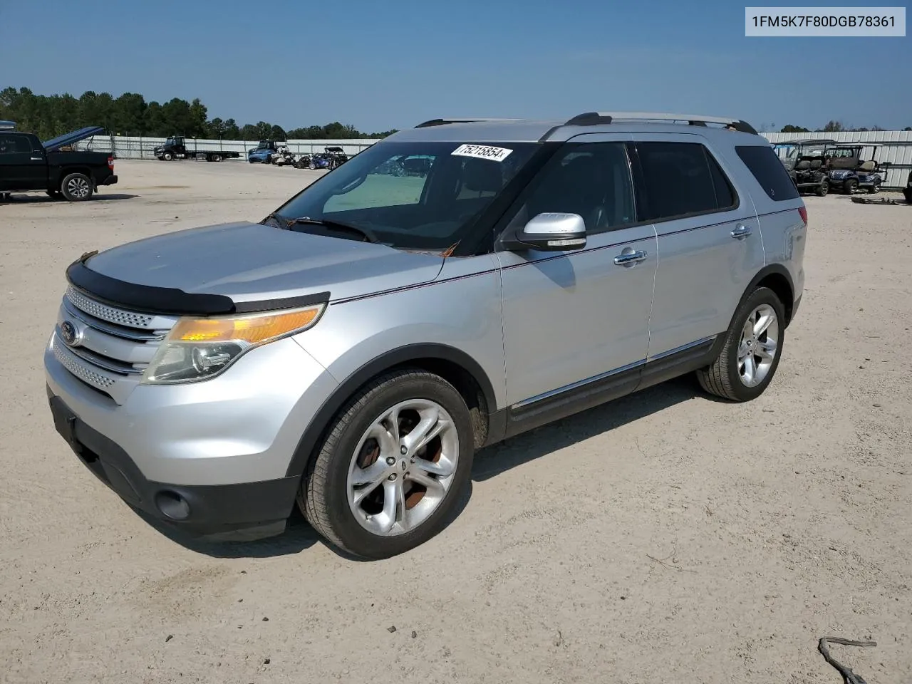 2013 Ford Explorer Limited VIN: 1FM5K7F80DGB78361 Lot: 75215854