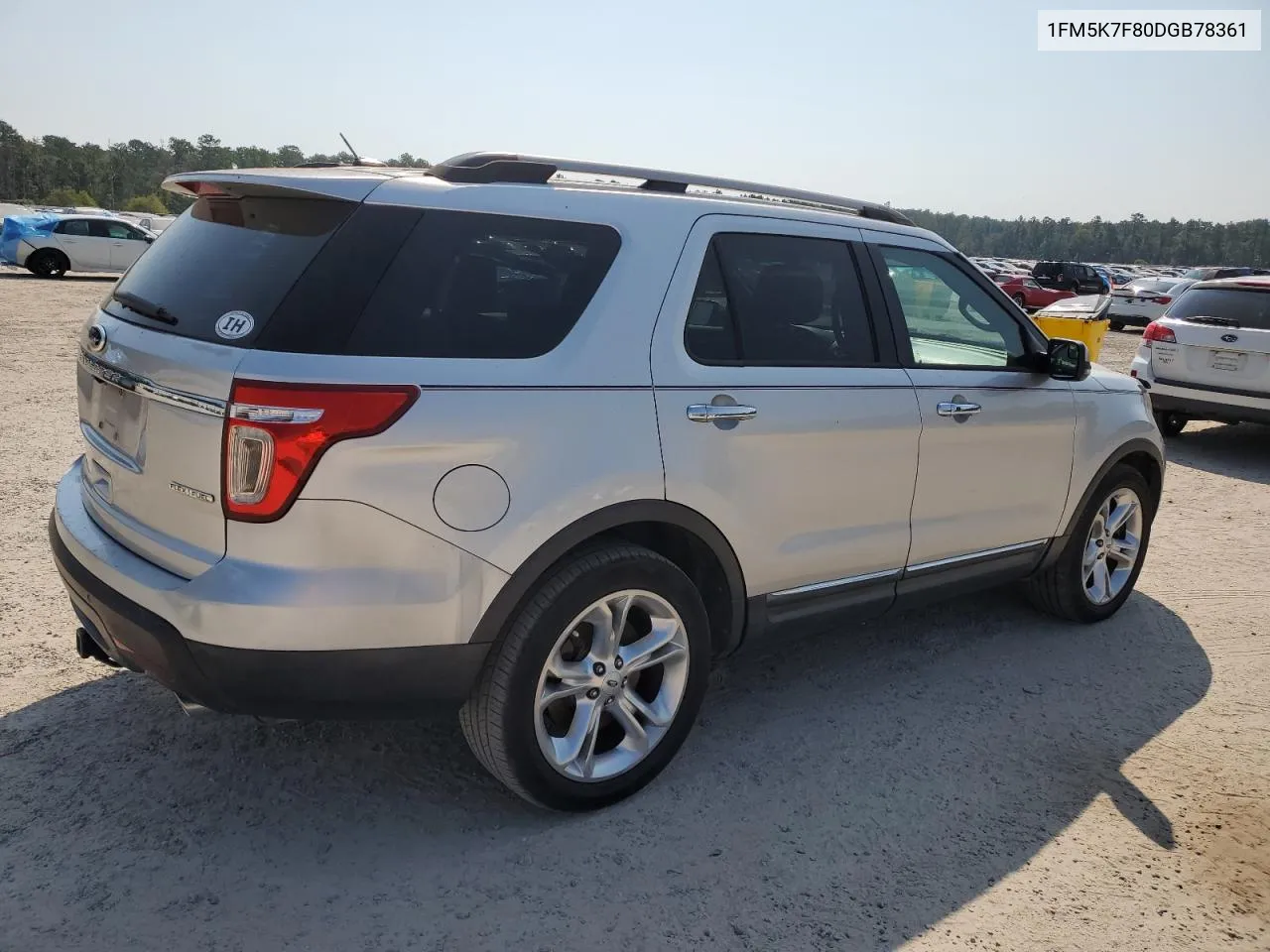 2013 Ford Explorer Limited VIN: 1FM5K7F80DGB78361 Lot: 75215854