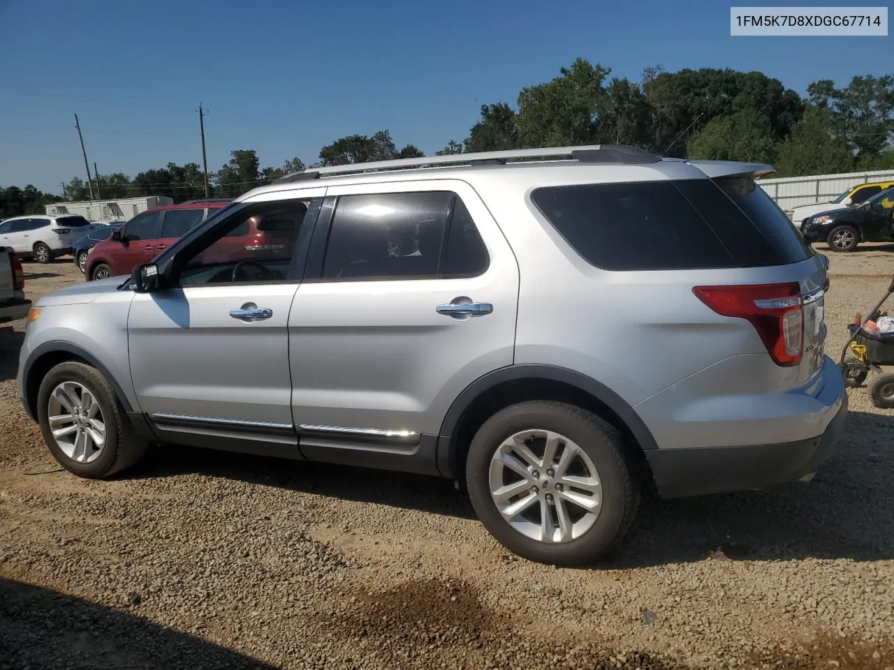 2013 Ford Explorer Xlt VIN: 1FM5K7D8XDGC67714 Lot: 75236294