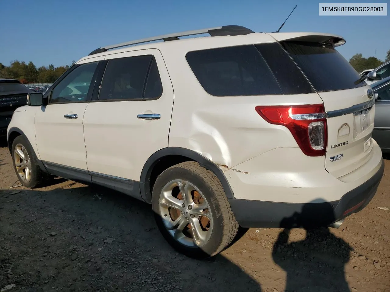 2013 Ford Explorer Limited VIN: 1FM5K8F89DGC28003 Lot: 75244464