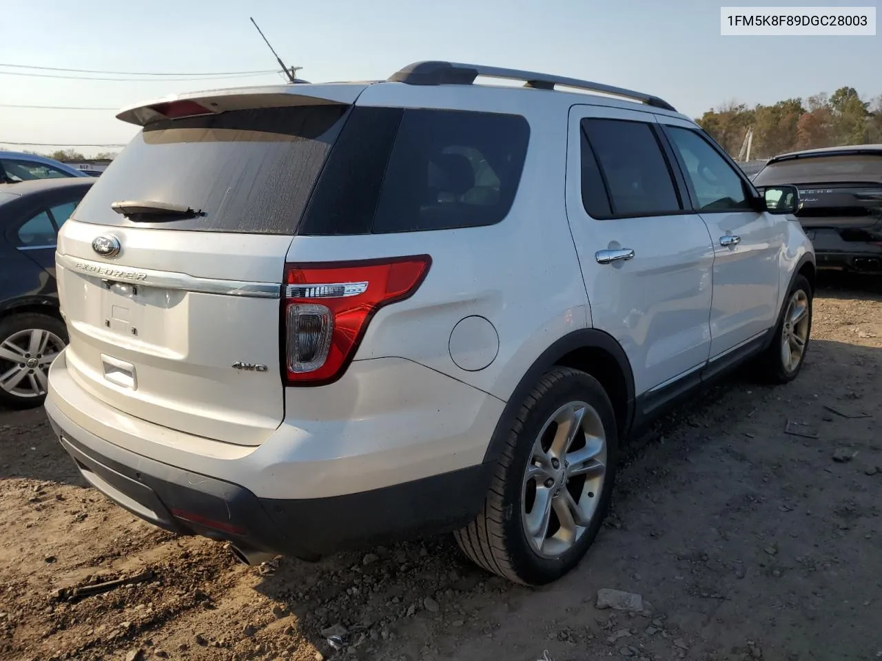 2013 Ford Explorer Limited VIN: 1FM5K8F89DGC28003 Lot: 75244464