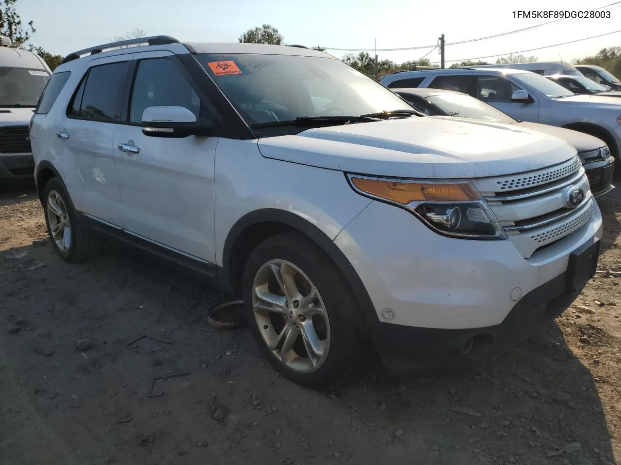 2013 Ford Explorer Limited VIN: 1FM5K8F89DGC28003 Lot: 75244464