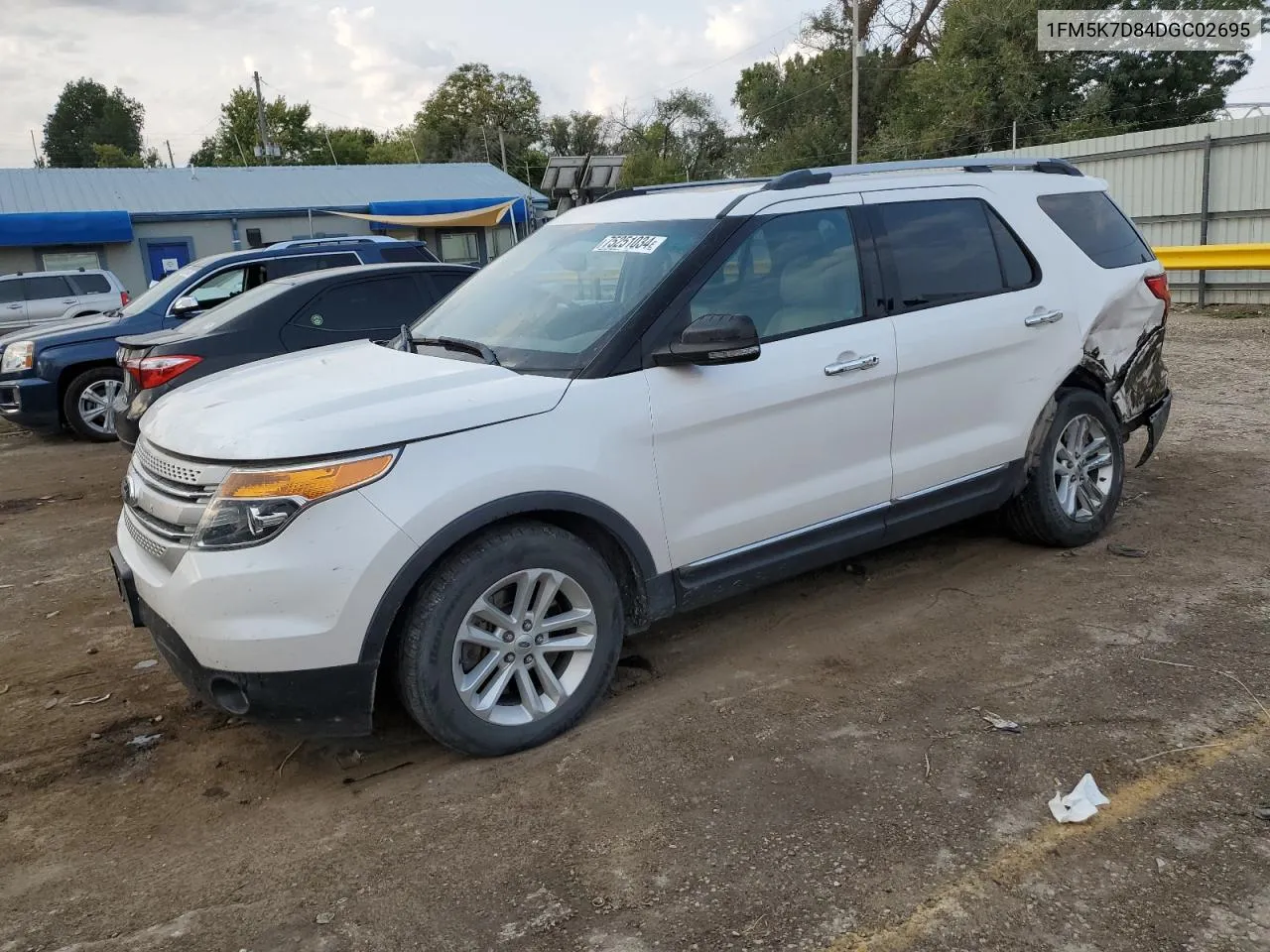 2013 Ford Explorer Xlt VIN: 1FM5K7D84DGC02695 Lot: 75251034