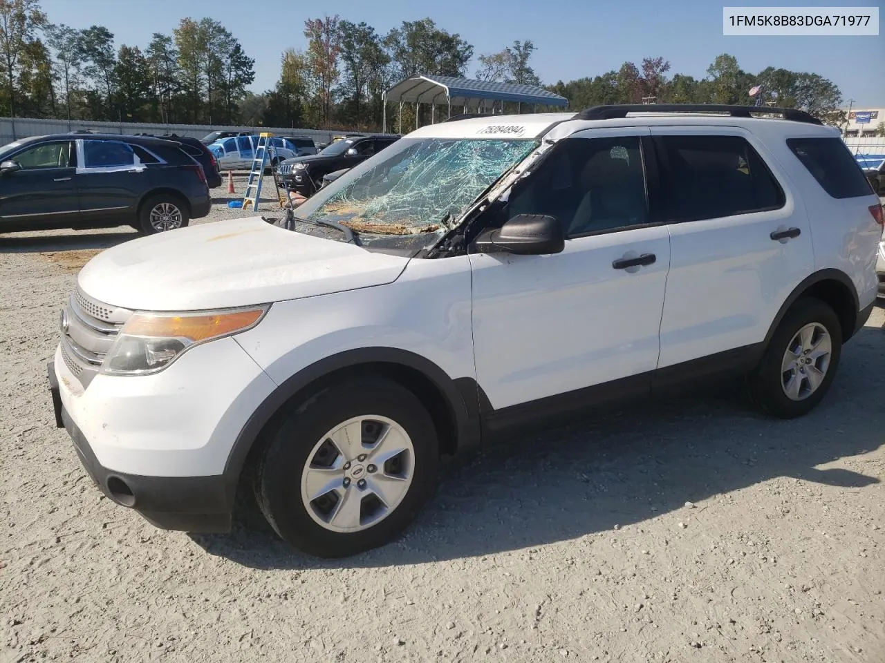 2013 Ford Explorer VIN: 1FM5K8B83DGA71977 Lot: 75284894