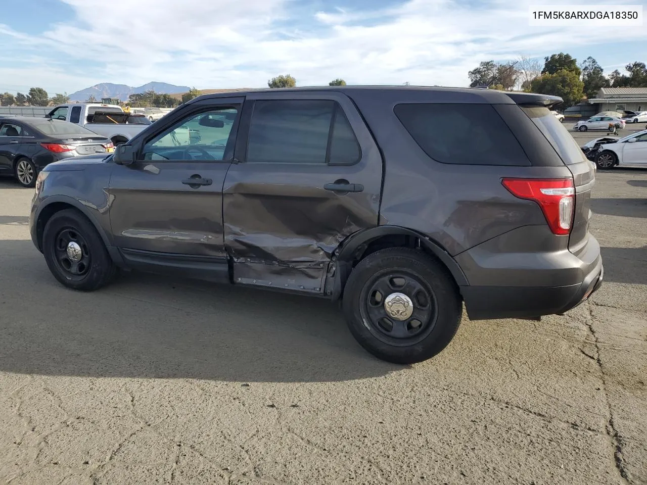 2013 Ford Explorer Police Interceptor VIN: 1FM5K8ARXDGA18350 Lot: 75301314