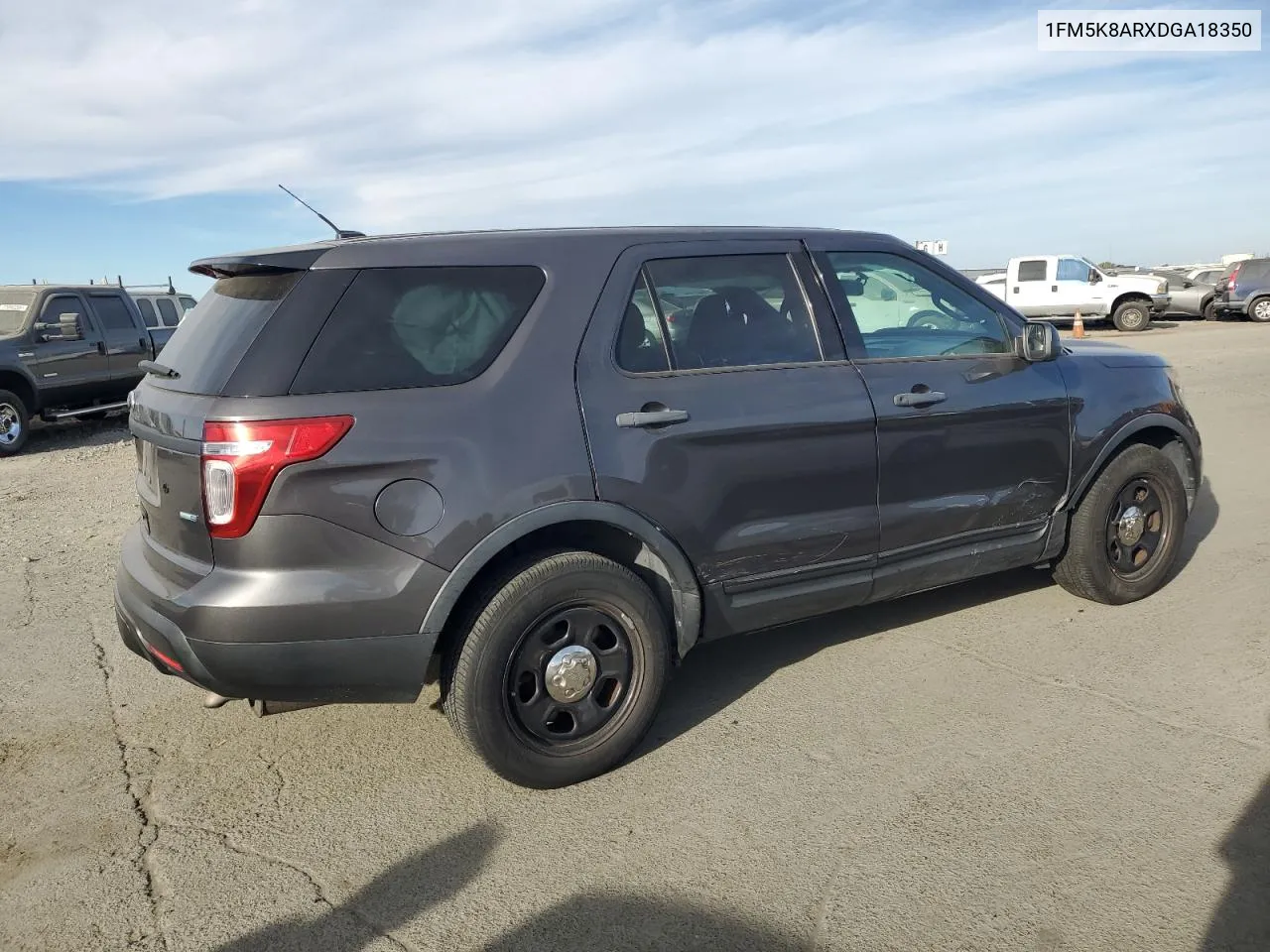 2013 Ford Explorer Police Interceptor VIN: 1FM5K8ARXDGA18350 Lot: 75301314