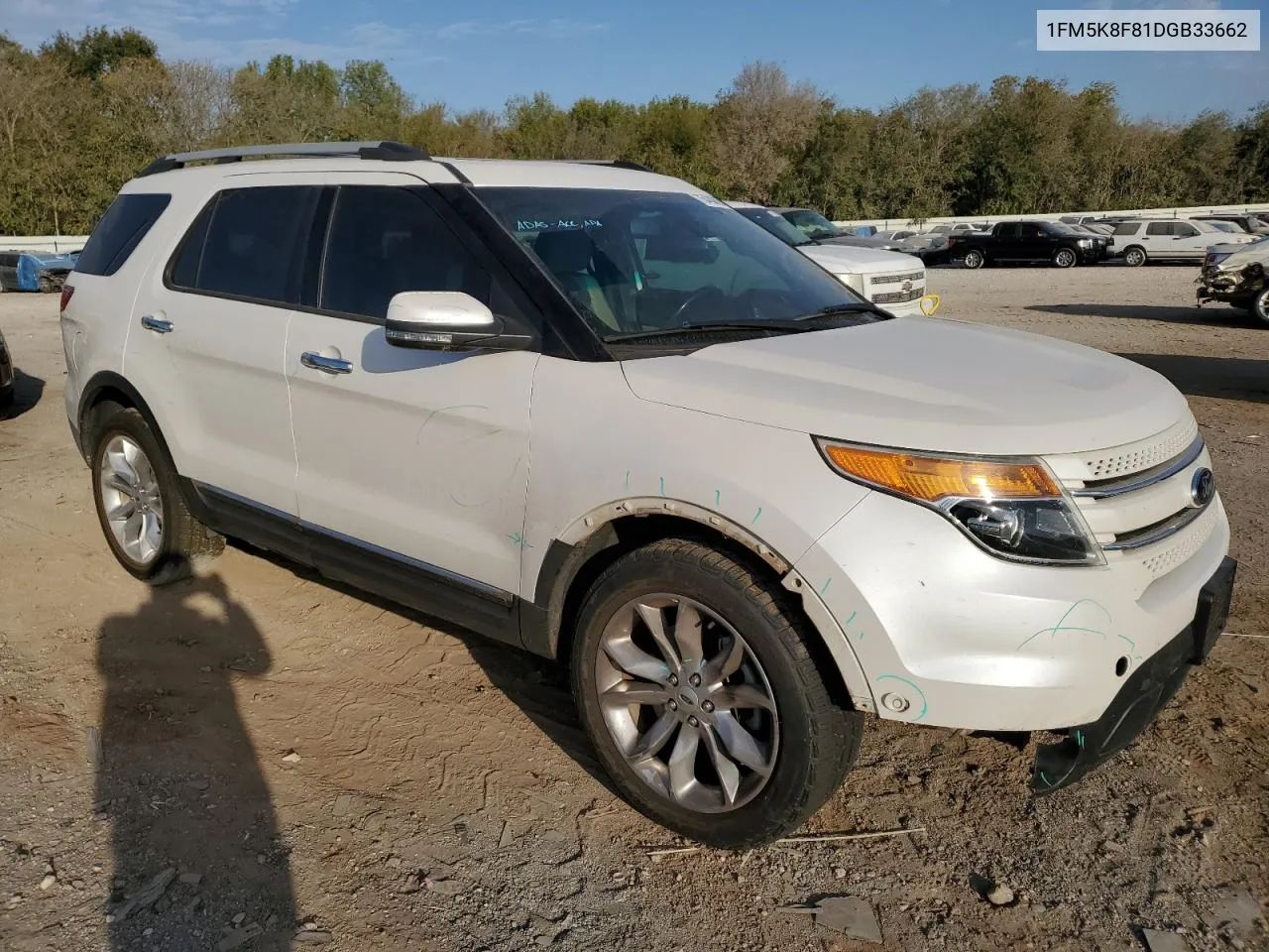 2013 Ford Explorer Limited VIN: 1FM5K8F81DGB33662 Lot: 75430894