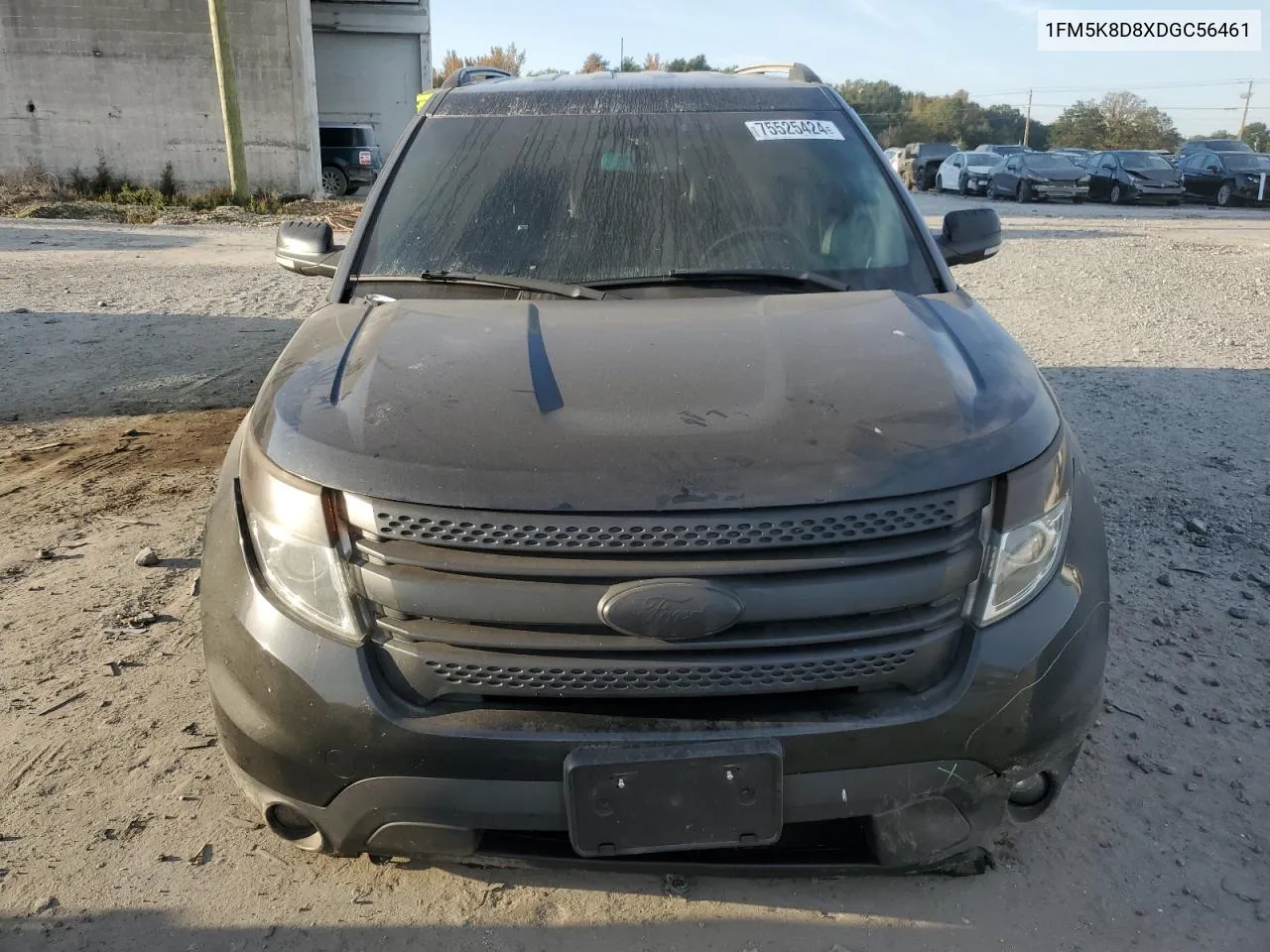 2013 Ford Explorer Xlt VIN: 1FM5K8D8XDGC56461 Lot: 75525424