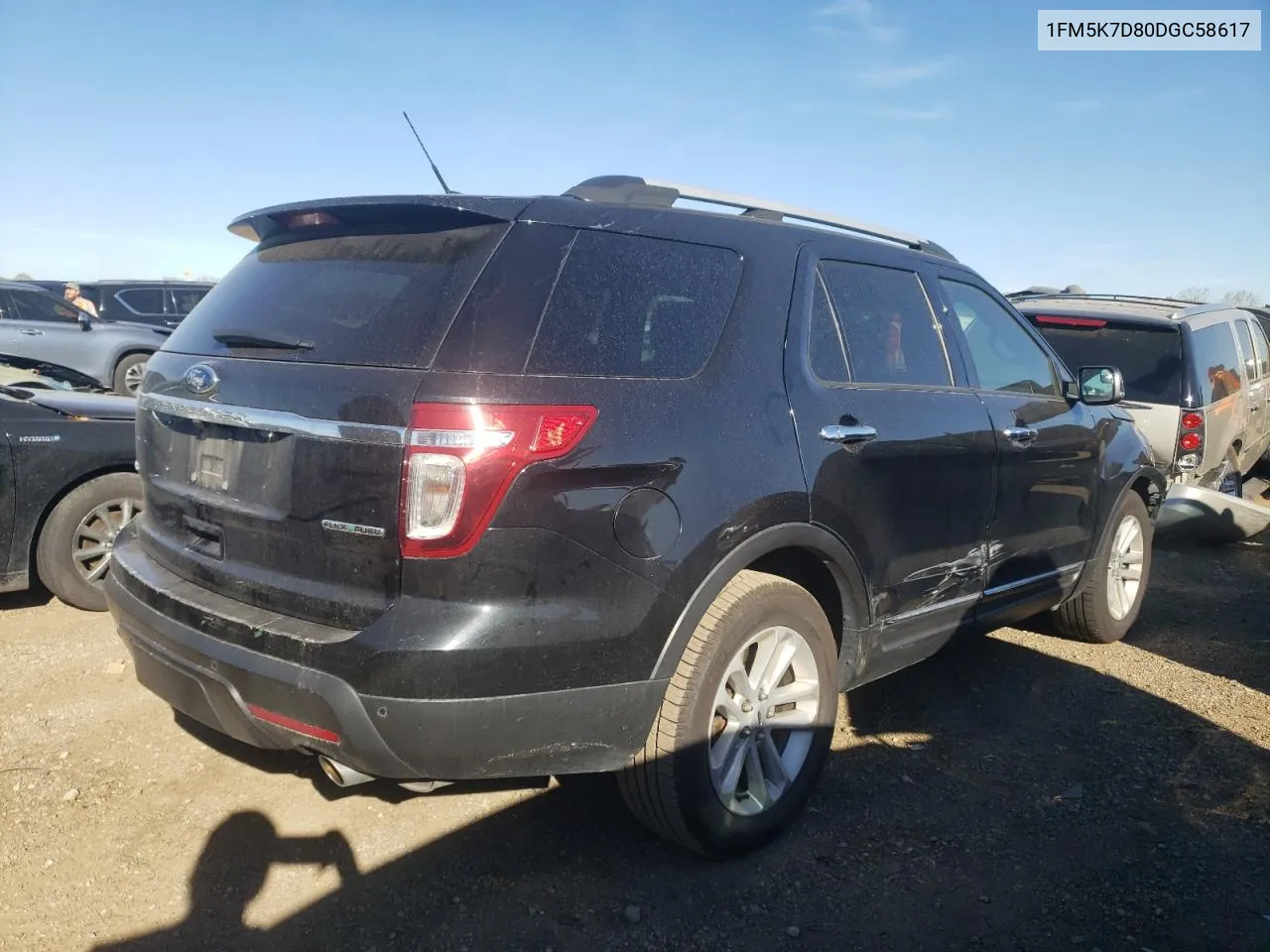 2013 Ford Explorer Xlt VIN: 1FM5K7D80DGC58617 Lot: 75685824