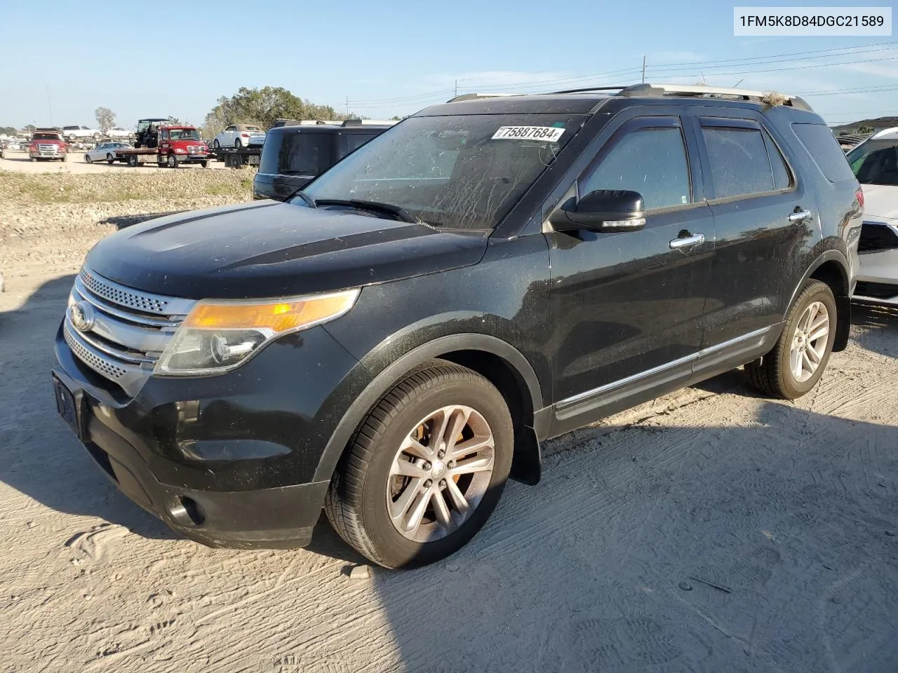 2013 Ford Explorer Xlt VIN: 1FM5K8D84DGC21589 Lot: 75887684