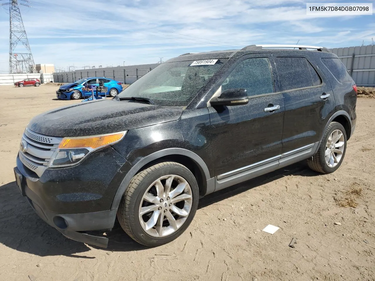 2013 Ford Explorer Xlt VIN: 1FM5K7D84DGB07098 Lot: 75891904