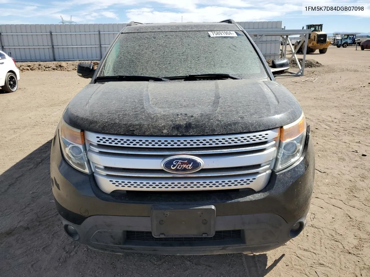 2013 Ford Explorer Xlt VIN: 1FM5K7D84DGB07098 Lot: 75891904