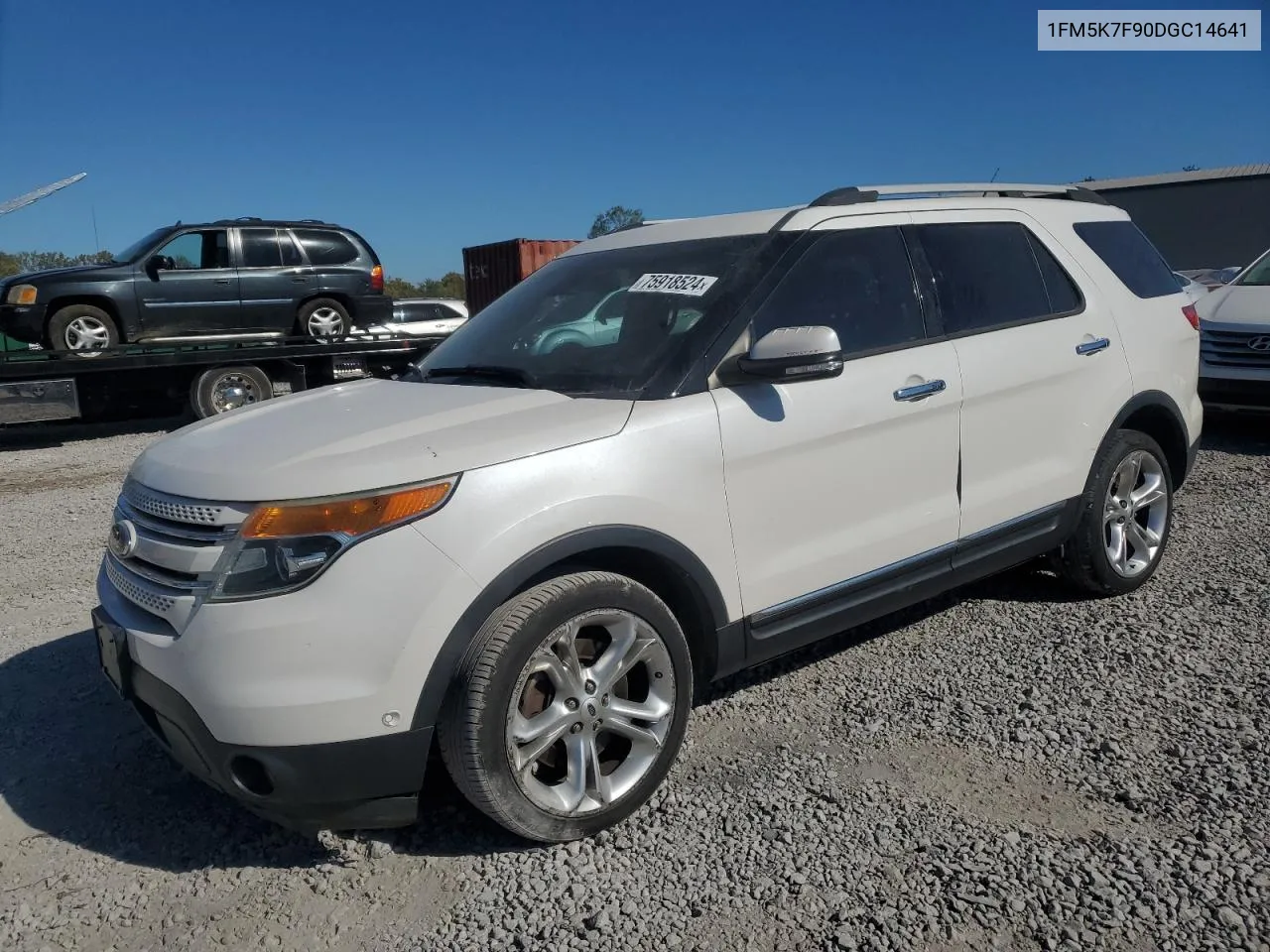 2013 Ford Explorer Limited VIN: 1FM5K7F90DGC14641 Lot: 75918524