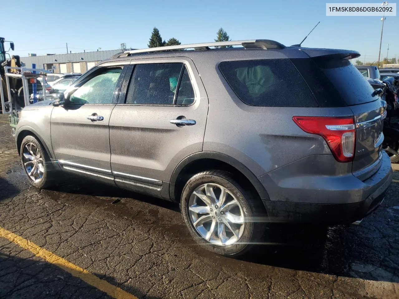 2013 Ford Explorer Xlt VIN: 1FM5K8D86DGB62092 Lot: 76255244