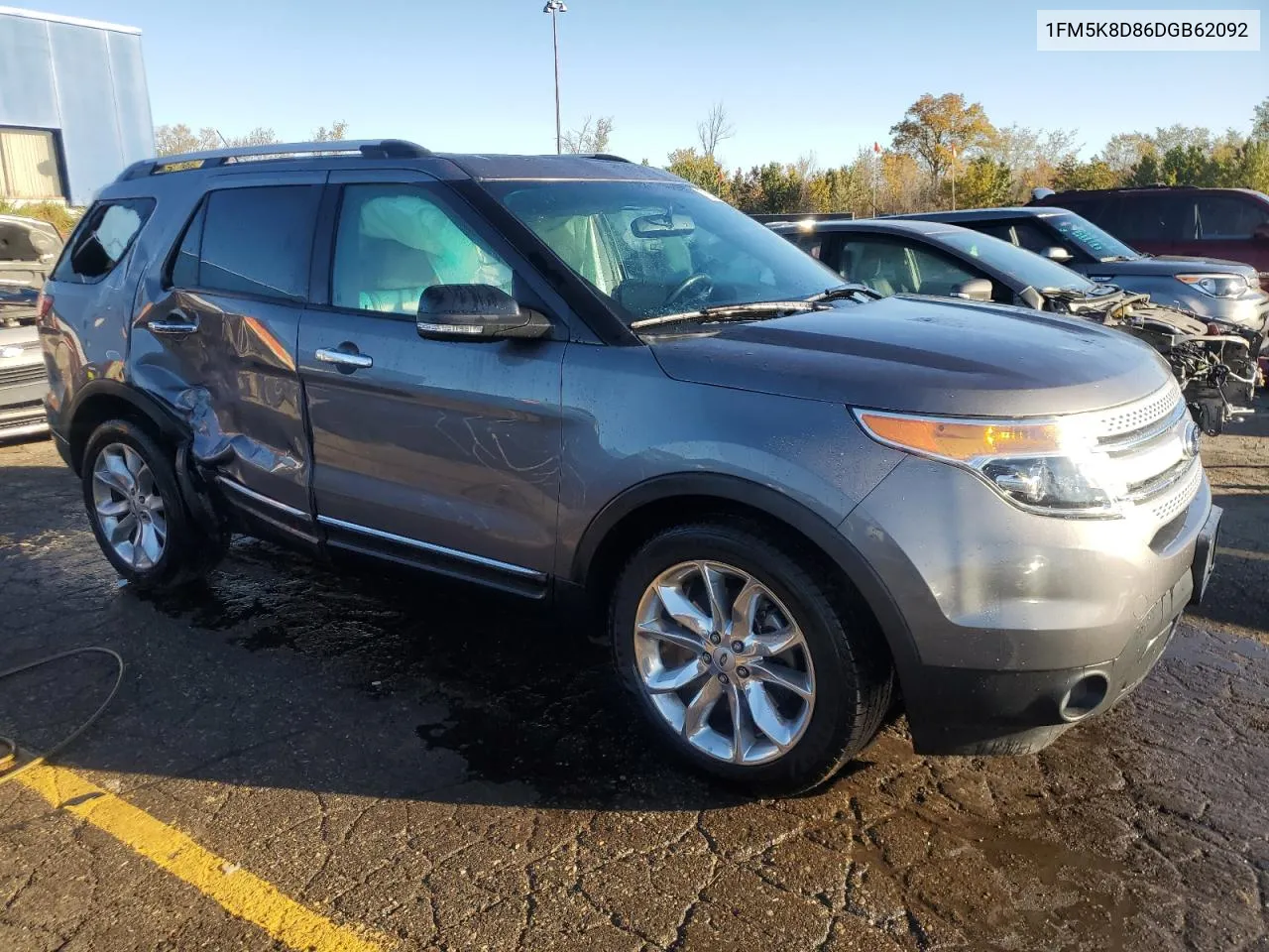 2013 Ford Explorer Xlt VIN: 1FM5K8D86DGB62092 Lot: 76255244