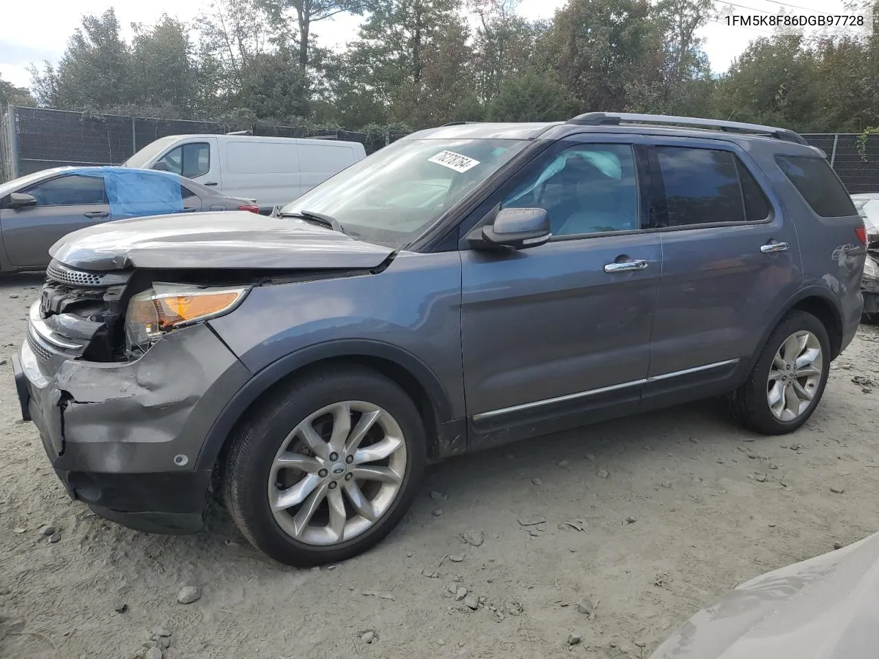 2013 Ford Explorer Limited VIN: 1FM5K8F86DGB97728 Lot: 76278764