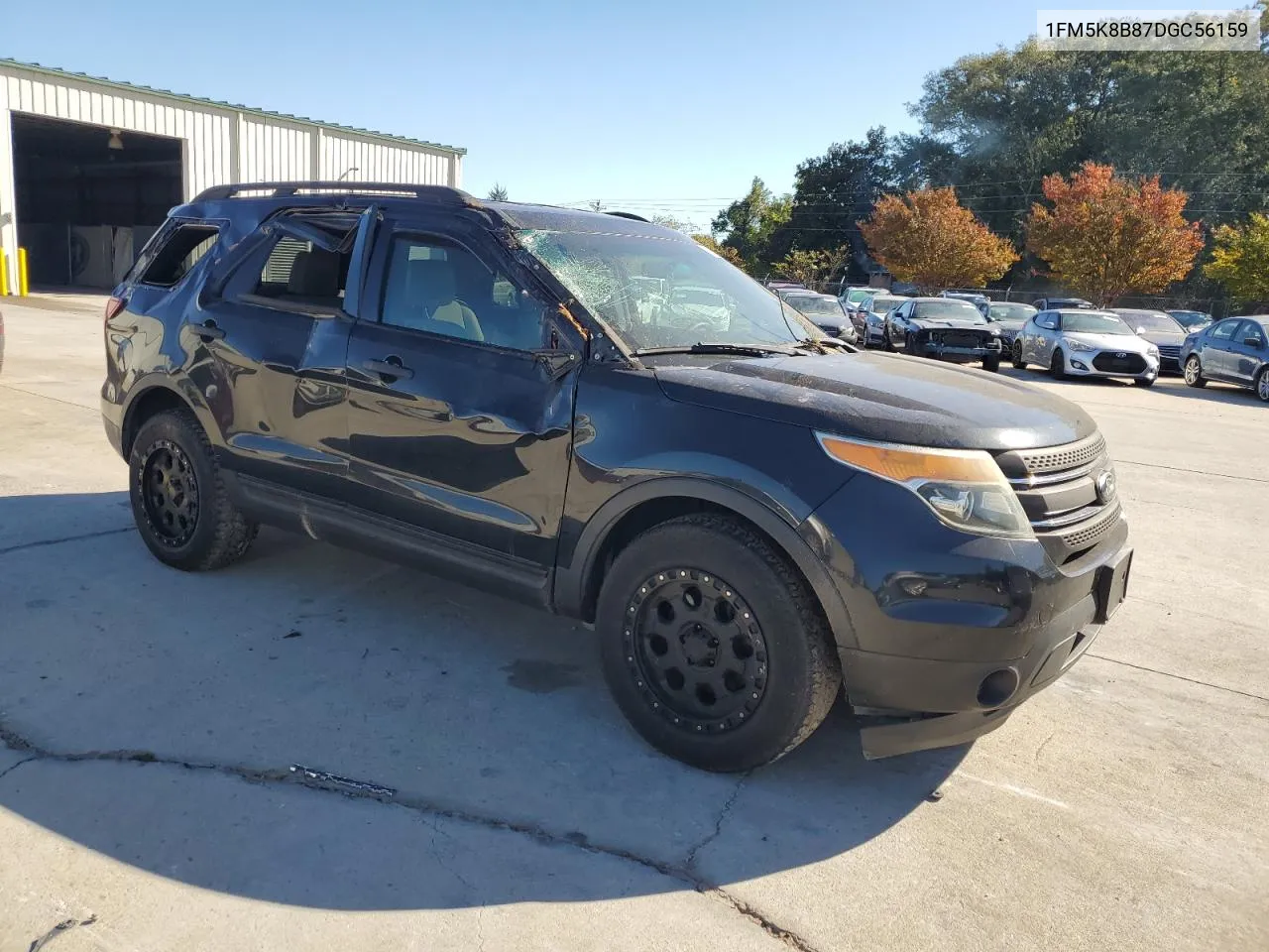 2013 Ford Explorer VIN: 1FM5K8B87DGC56159 Lot: 76825414