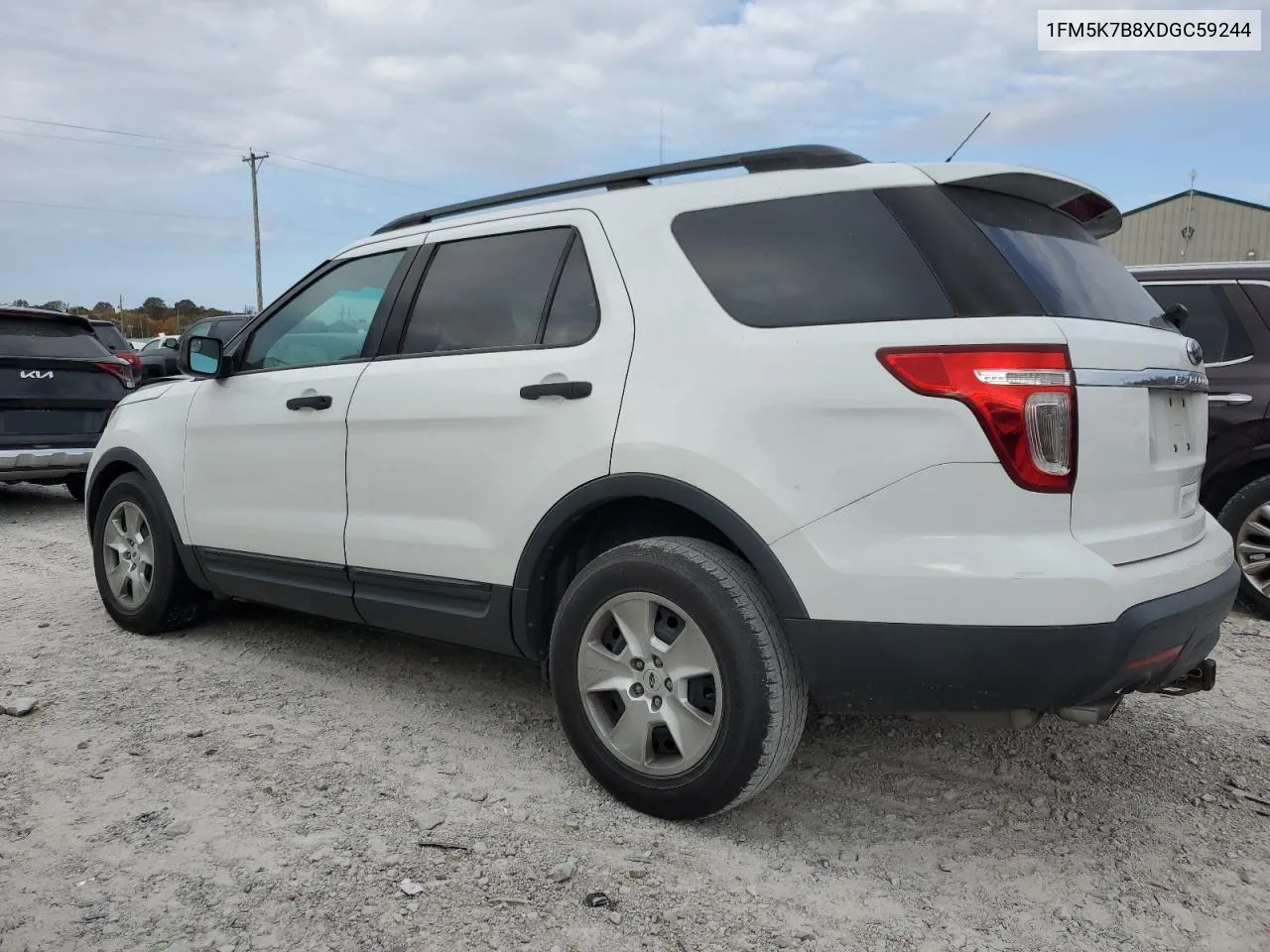 2013 Ford Explorer VIN: 1FM5K7B8XDGC59244 Lot: 76940084