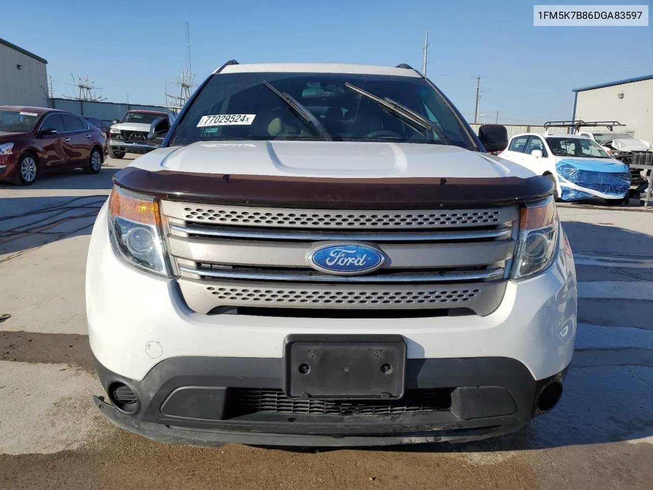 2013 Ford Explorer VIN: 1FM5K7B86DGA83597 Lot: 77029524