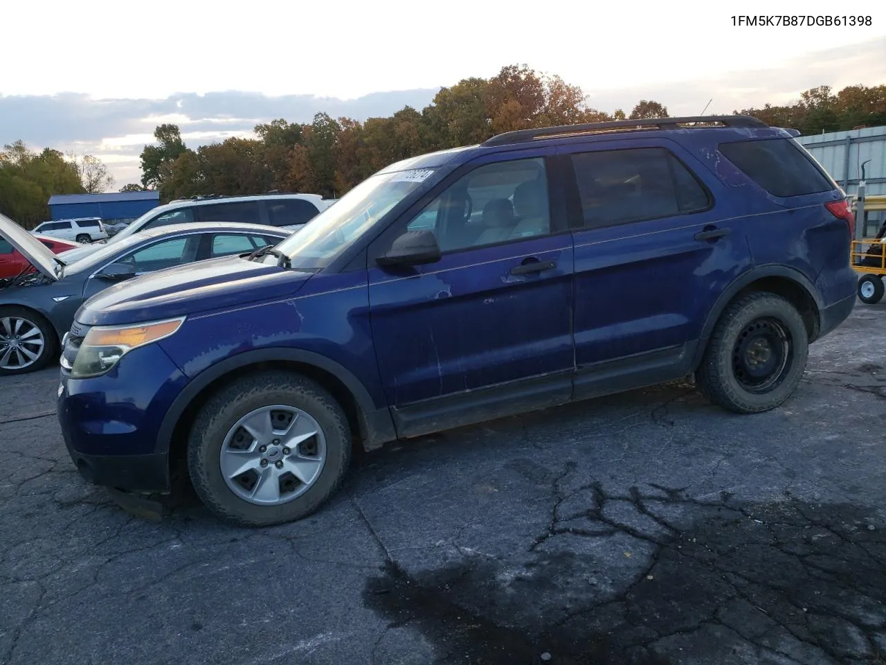 2013 Ford Explorer VIN: 1FM5K7B87DGB61398 Lot: 77126274