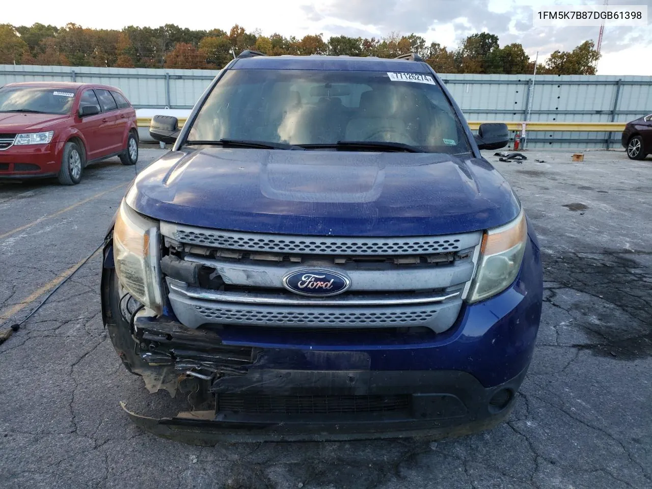 2013 Ford Explorer VIN: 1FM5K7B87DGB61398 Lot: 77126274