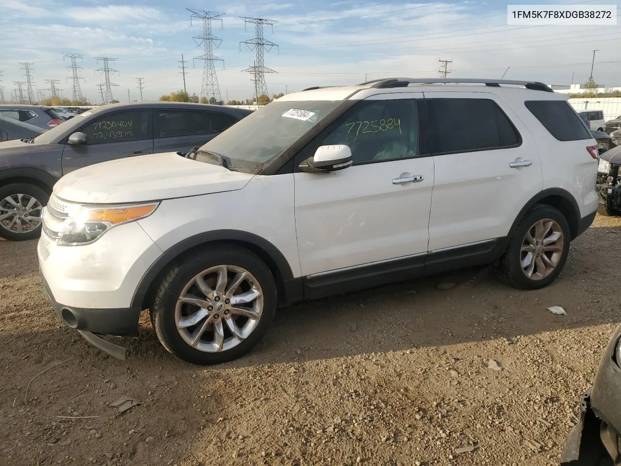 2013 Ford Explorer Limited VIN: 1FM5K7F8XDGB38272 Lot: 77251884