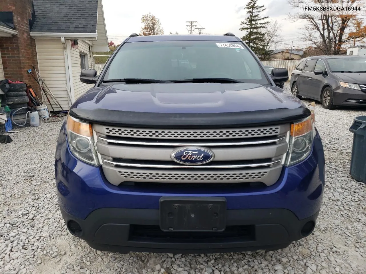 2013 Ford Explorer VIN: 1FM5K8B8XDGA16944 Lot: 77452994