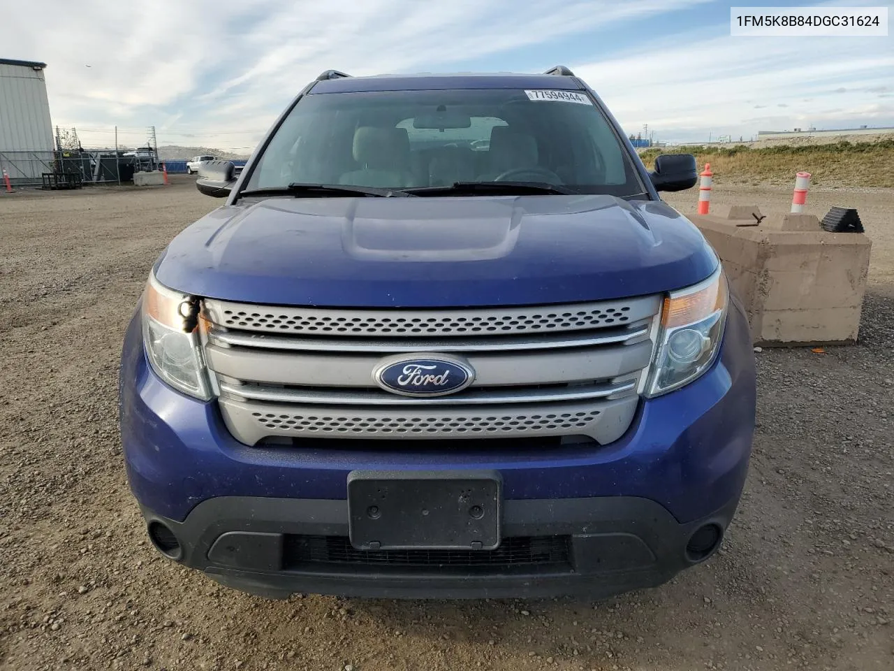 2013 Ford Explorer VIN: 1FM5K8B84DGC31624 Lot: 77594944