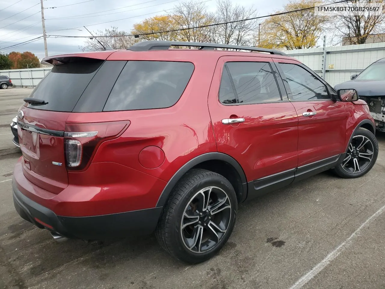 2013 Ford Explorer Sport VIN: 1FM5K8GT7DGB29697 Lot: 77803904