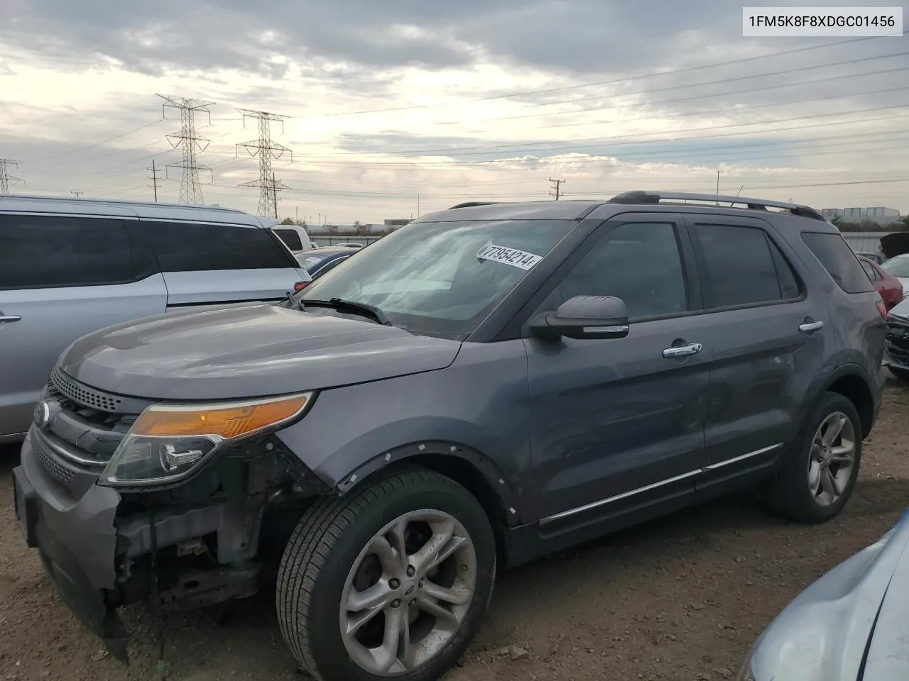 2013 Ford Explorer Limited VIN: 1FM5K8F8XDGC01456 Lot: 77954214