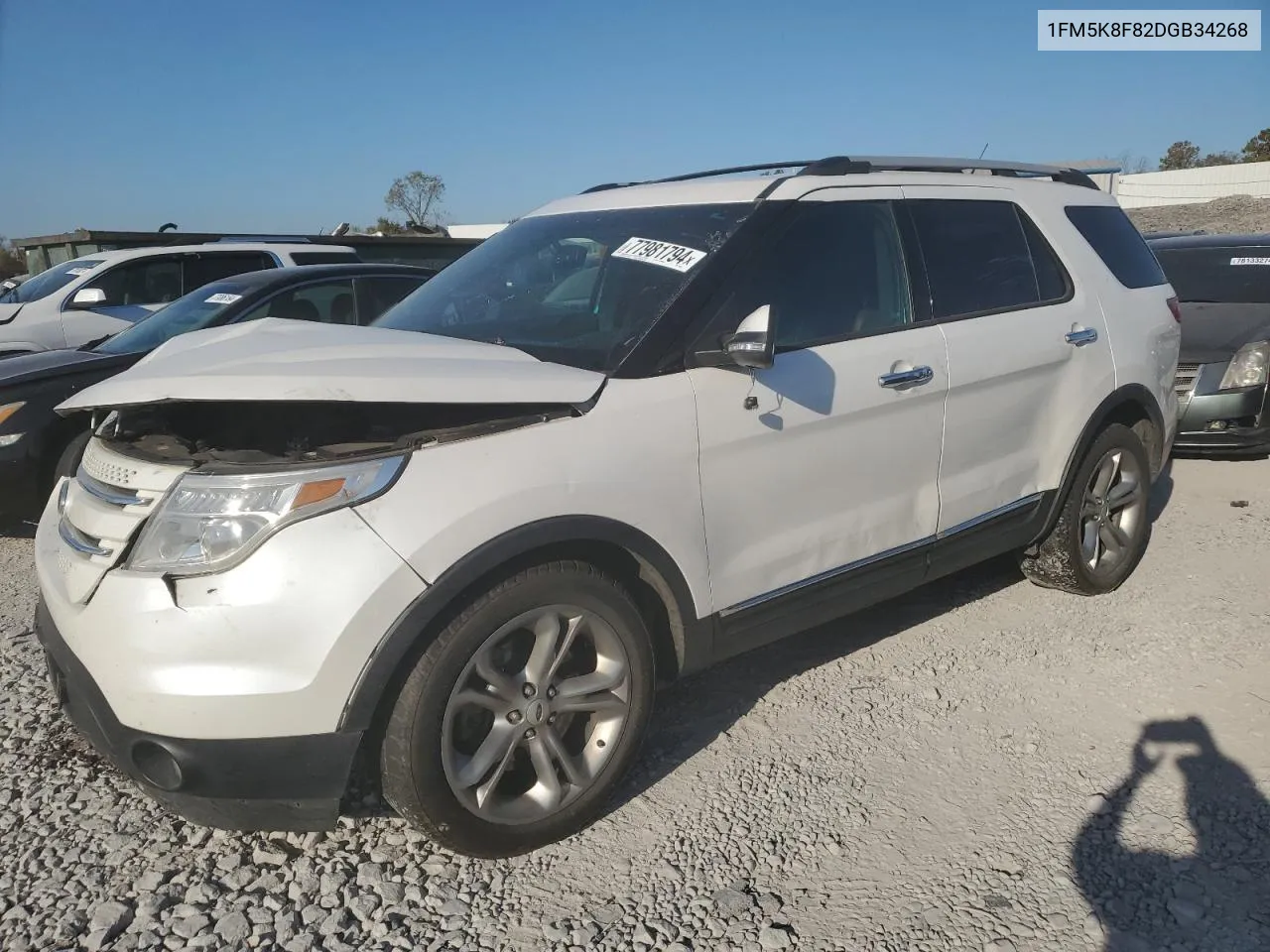 2013 Ford Explorer Limited VIN: 1FM5K8F82DGB34268 Lot: 77981794