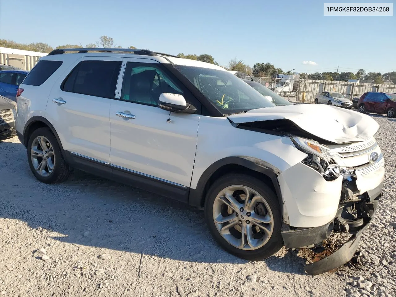 2013 Ford Explorer Limited VIN: 1FM5K8F82DGB34268 Lot: 77981794