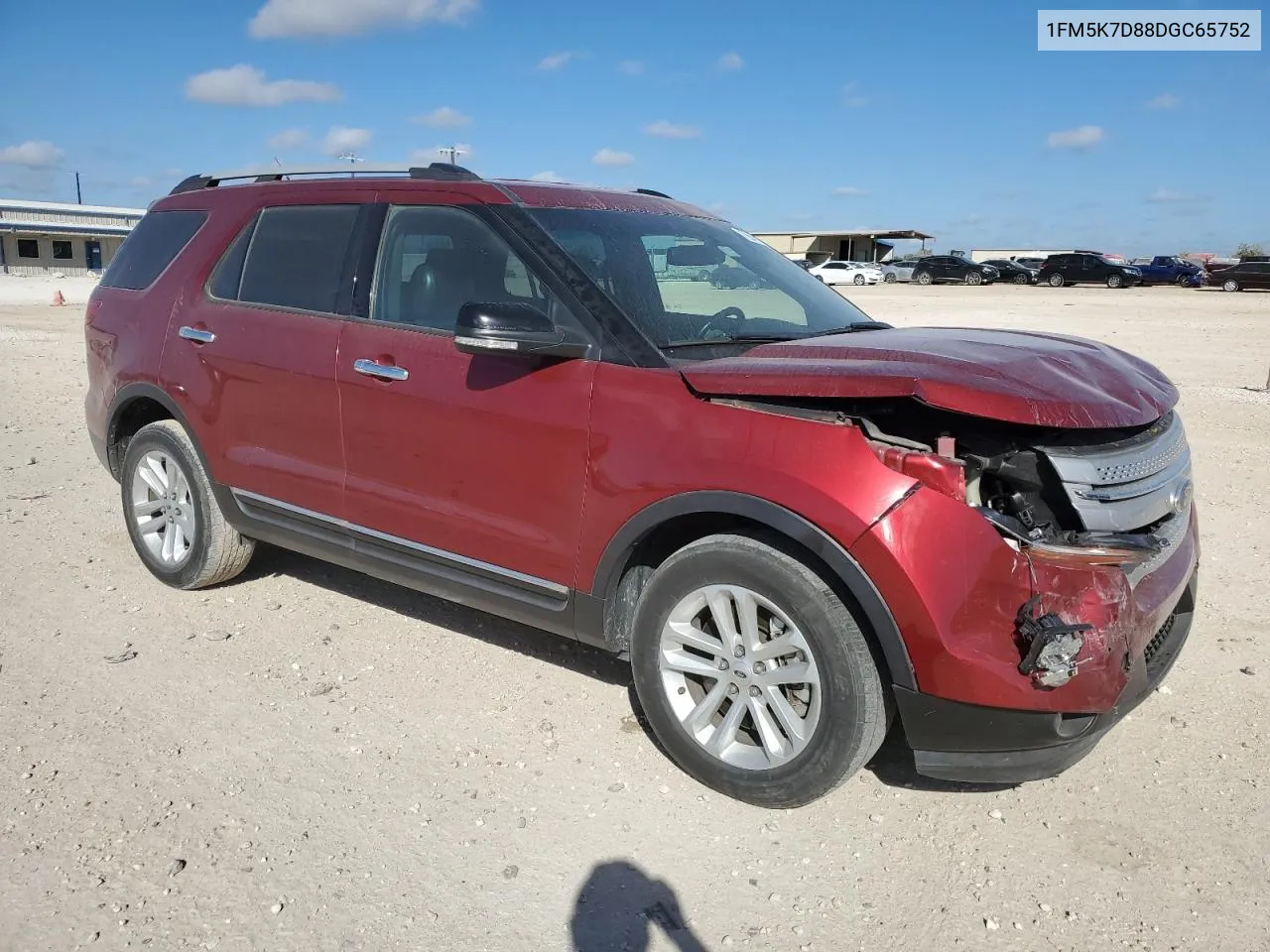 2013 Ford Explorer Xlt VIN: 1FM5K7D88DGC65752 Lot: 78047054