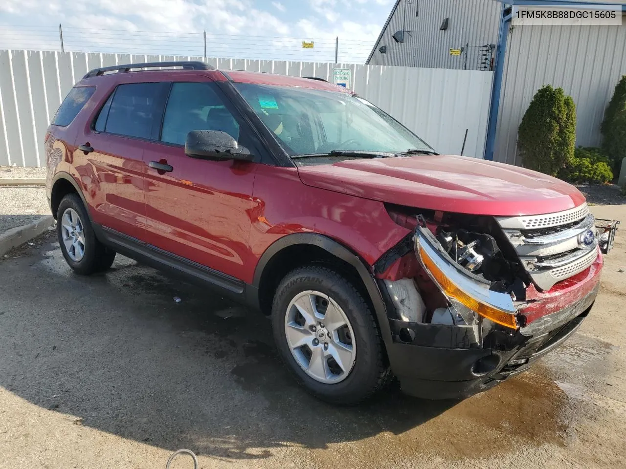 2013 Ford Explorer VIN: 1FM5K8B88DGC15605 Lot: 78249334