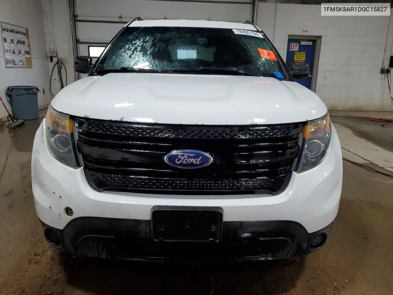 2013 Ford Explorer Police Interceptor VIN: 1FM5K8AR1DGC15827 Lot: 78405194