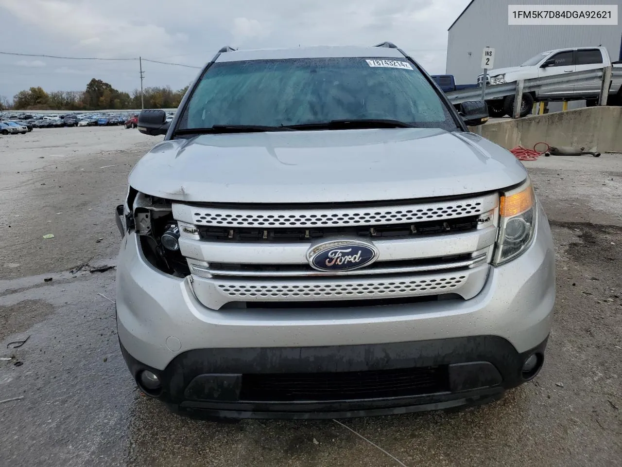 2013 Ford Explorer Xlt VIN: 1FM5K7D84DGA92621 Lot: 78743214