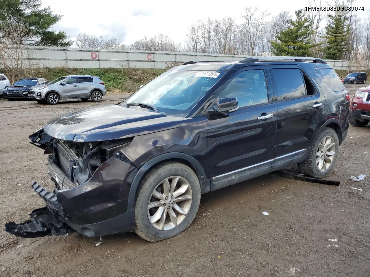 2013 Ford Explorer Xlt VIN: 1FM5K8D83DGC89074 Lot: 79971394