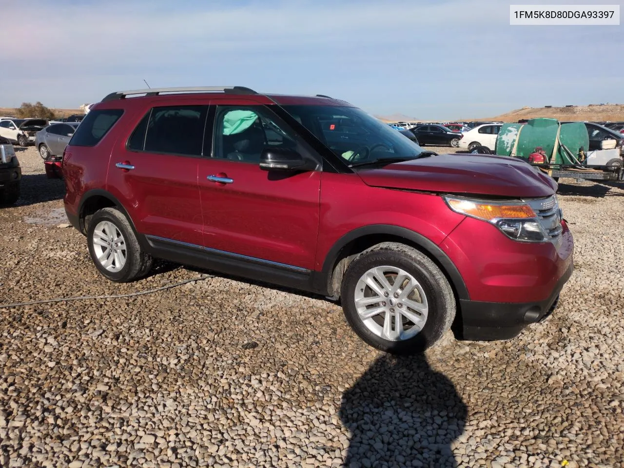 2013 Ford Explorer Xlt VIN: 1FM5K8D80DGA93397 Lot: 80715114