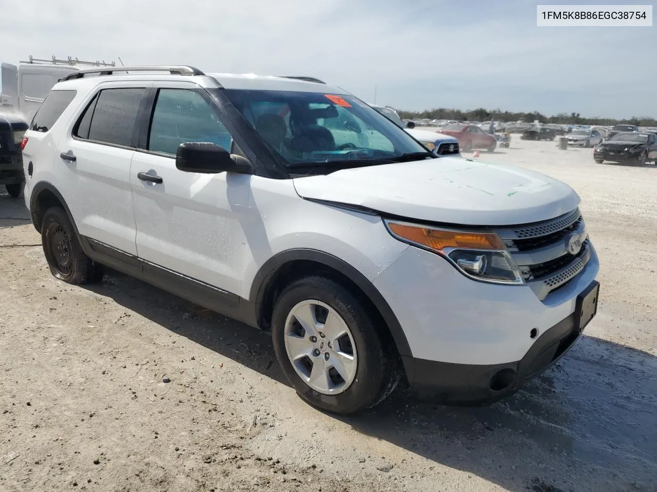 2014 Ford Explorer VIN: 1FM5K8B86EGC38754 Lot: 39809704